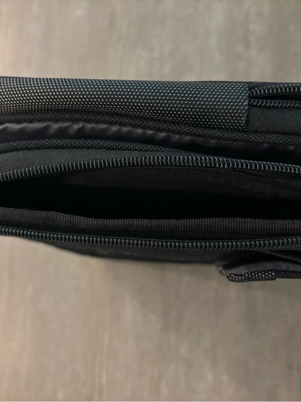 Black Table/Laptop bag with Dual Pockets and handle